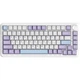 Клавіатура Ajazz AK820 Max Magnetic Switch White (AK820MAX-WM-PWB) ( білий, фіолетовий ) - изображение 1