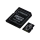 Карта пам`яті MicroSDXC 256GB UHS-I/U3 Class 10 Kingston Canvas Select Plus R100/W85MB/s + SD-адаптер - изображение 2