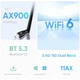 Бездротовий адаптер Fenvi FU-AX900ВT Wi-Fi 6, Bluetooth 5.3 Dual Band 2.4G 5G ( USB ) 17214 - зображення 3