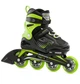 Роликові ковзани дитячі Bladerunner PHOENIX M 29-32 (K12.0) 185-205 мм Black/green (0T101000) - изображение 1