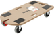 Wózek-platforma YATO ze składanym uchwytem 78 cm na 4 kołach Ø= 100 mm, max. obciążenie 250 kg, 700x375x18 mm (YT-37423) - obraz 2