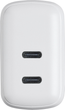Ładowarka sieciowa AKYGA 2x USB-C 40W White (AK-CH-19) - obraz 3