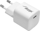 Мережевий зарядний пристрій AKYGA USB-C 25W White (AK-CH-22) - зображення 1