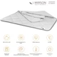 Одеяло антиаллергенное MirSon Eco Line BIANCO №1300 140x205 см EcoSilk Лето (2200001527805) - изображение 3