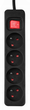Przedłużacz listwowy NEO Tools 4 gniazda 1.5 m czarny 90-184 (5907558475005) - obraz 5