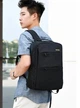 Рюкзак Backpack 9018 с сумкой и кошельком 3 в 1 для путешествий и школы Черный - изображение 2