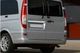 Накладка над номером (2-двер, нерж) Carmos - турецька сталь (без напису) для Mercedes Vito W639 2004-2014 рр - зображення 2