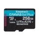 Карта памяти MicroSDXC 256GB UHS-I/U3 Class 10 Kingston Canvas Go! Plus R200/W160MB/s (SDCG4/256GBSP - изображение 1