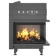 Камінна топка кутова SAVEN Energy Up 75х50х47R Black (15,1 kW) ECO - изображение 6