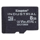 MicroSDHC (UHS-1 U3) Kingston Industrial 8Gb class 10 V30 А1 - изображение 1