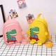 Детский дошкольный рюкзак синий с принтом динозавра Dinosaur 18*13*8см - изображение 5
