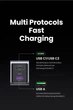 Сетевое зарядное устройство UGREEN 100W GaN Fast Charger 2xType-C+USB-A - изображение 7