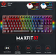 Клавіатура Fantech MAXFIT 87 MK856 Blue Switch, Black - зображення 2
