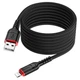 Кабель Hoco X59 USB to Lightning (2m) Black - зображення 4