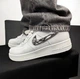Чолочі кросівки білий Air Force 1 Low Molten Metal Silver 45 - зображення 2