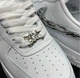 Чолочі кросівки білий Air Force 1 Low Molten Metal Silver 45 - зображення 3