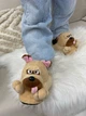 Тапочки кигуруми Kigurumi Щенок собачка Мопс Детские Бежевый Плюшевые 25-32 (3113/1) - изображение 6