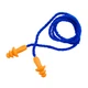Противошумные беруши "ёлочка" 3M 1270 набор 100 пар со шнурком NRR 24дБ/SNR 25дБ эластомер - изображение 2