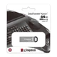Kingston Накопичувач 64GB USB 3.2 Gen1 DT Kyson - изображение 5