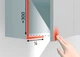 Механізм Tip-On Blum довгий с корпусом білий з резиновим демпфером 956A1006F SEIW - зображення 3