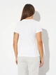 Футболка хлопковая женская Puma Ess No. 1 Logo Tee (S) 68237154 XS White-Cool Blue с принтом (4069157669870) - изображение 2