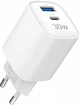 Зарядний пристрій мережевий Make 30W GaN3 Type-C PD3.0 + USB QC4.0 White (MCW-3021GWH) - зображення 5