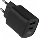 Зарядний пристрій мережевий Make 30W GaN3 Type-C PD3.0 + USB QC4.0 Black (MCW-3021GBK) - зображення 6