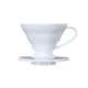 Пуровер пластиковый Hario V60 01 Белый 200 мл - изображение 1