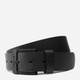 Pasek męski skórzany Levi's 38016-0033 85 cm Czarny - obraz 1