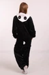 Женская кигуруми пижама взрослая и подростковая Kigurumi Панда Аниме Грустная Черная S 145-155 см. (1016) - изображение 3