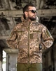 Чоловіча Куртка Kord з капюшоном Softshell на флісі піксель розмір M - изображение 1