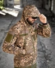 Чоловіча Куртка Kord з капюшоном Softshell на флісі піксель розмір M - изображение 4