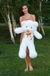 Плюшевый мишка Teddy Boom Тедди 100 см белый - изображение 3