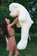 Плюшевий ведмедик Teddy Boom Тедді 140 см кремовий - зображення 4