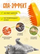 Щетка-расческа с паром для вычесывания шерсти животных Massage comb Желтая - изображение 2