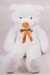Плюшевый мишка Teddy Boom Тедди 140 см белый - изображение 1