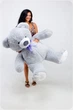 Іграшка плюшевий ведмедик Teddy Boom Томмі 150 см сірий - зображення 3