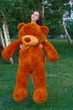 Огромный мишка Тедди Teddy Boom 180 см коричневый - изображение 3