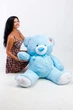 Большой мишка Teddy Boom Томми 150 см голубой - изображение 3