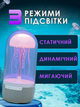 Колонка нічник Медуза RGB з 3D ефект Bluetooth, медуза з колонкою нічник - зображення 6