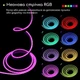Гибкий неон 10 метров USB. Смарт Neon RGB цветной умный неон управление с телефона + пульт с Bluetooth приложением - изображение 2