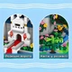 Детский 3d конструктор замок принцессы Balody Princes Сastle Blue No.18458 разные цвета 3д из миниблоков подарок для детей девочек 1165 мини деталей - изображение 5