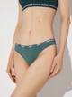 Набор трусиков танга женских хлопковых Puma String 3P Pack 90759010 S 3 шт Dark Green Moss (8720245666305) - изображение 1
