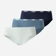 Набор трусиков слипов женских хлопковых Puma Hipster 3P Pack 90759211 XS 3 шт Dusk Blue (8720245666121) - изображение 2