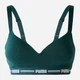Бюстгальтер без косточек хлопковый Puma Women Padded Top 1P Hang 90786322 S Dark Green Moss (8720245669627) - изображение 4