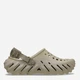 Женские кроксы Crocs Echo Crackle Clog Mth 211630-0LJ 37-38 (M5/W7) 23 см Хаки (198445221552) - изображение 1