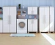 Шафа Keter Kis Excellence Low Cabinet бежева низька пластикова багатофункціональна (241048) - изображение 6