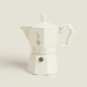 Кавоварка гейзерна для плити алюміній 3 чашки Bialetti кремовий - зображення 3