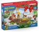 Адвент Календарь Мини Фигурки Динозавров 24 дня Schleich Dinosaurs Advent Calendar Schleich 98644 - изображение 2