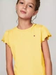 Подростковая футболка для девочки Tommy Hilfiger 396346489 152 см Желтая (1159842632) - изображение 4